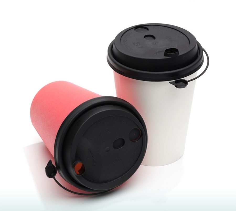 товар Крышка для стакана со съемным питейником 80 мм черная матовая KRC080